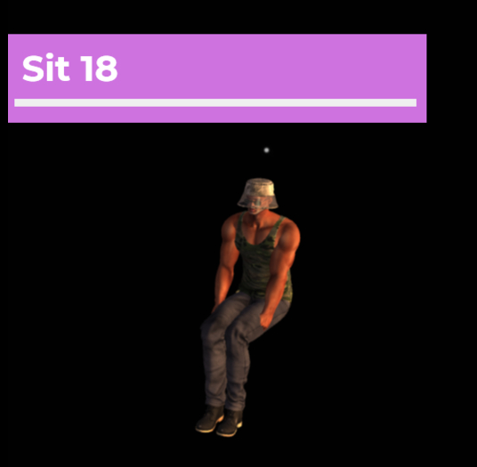 [Pose Ball] Sit 18