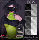 {Limerence} Connie hair-B&W
