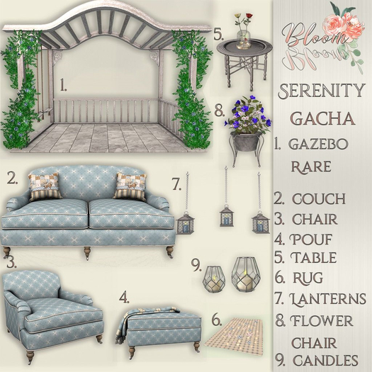 1. Bloom! - Gazebo Serenity RARE