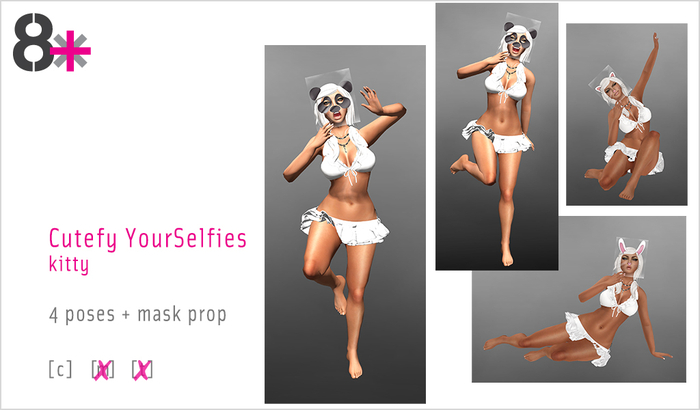 8+ Poses // Cutefy YourSelfies - Kitty