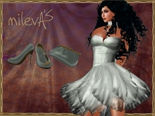 milevA's Florence Winter Day dress + scarf + purse + shoes