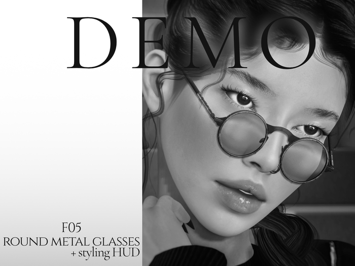 veyard F05 round metal glasses _DEMO_
