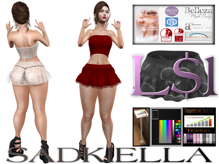 SADKIELLA - GIFT SKIRT - MAITREYA/BELLEZA/SLINK/LEGACY/EBODY...