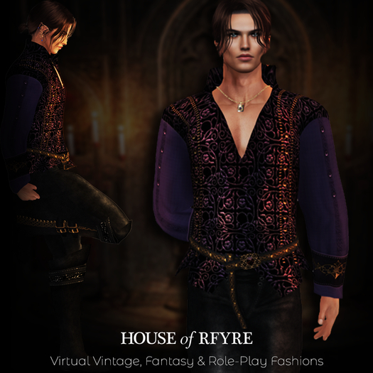 RFYRE ELYAN ROYAL PURPLE & BLACK [B] [WEAR ME TO OPEN]