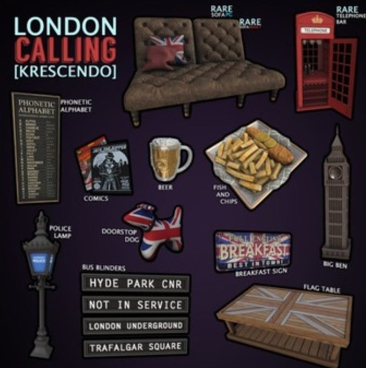 [Kres] London Calling - Sofa - PG - RARE