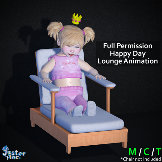 [Jester Inc.] Full Perm Happy Day Anim - Add to Unpack