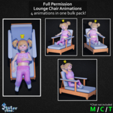 [Jester Inc.] Full Perm Lounge Chair 4-Pack - Add to Unpack