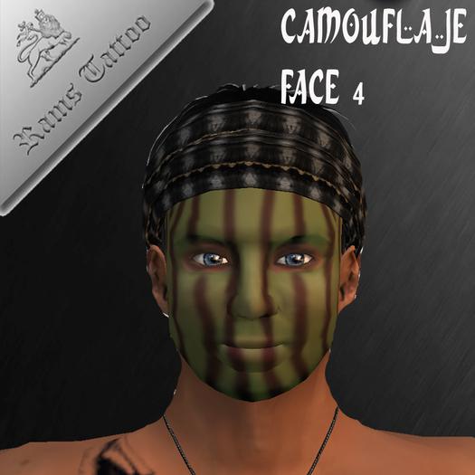 camouflage face 4