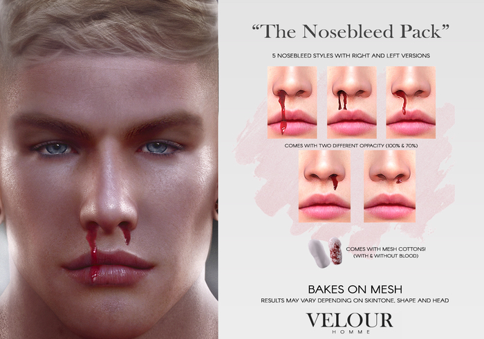 VELOUR HOMME: The Nosebleed Pack