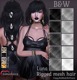 {Limerence} Luna hair-B&W