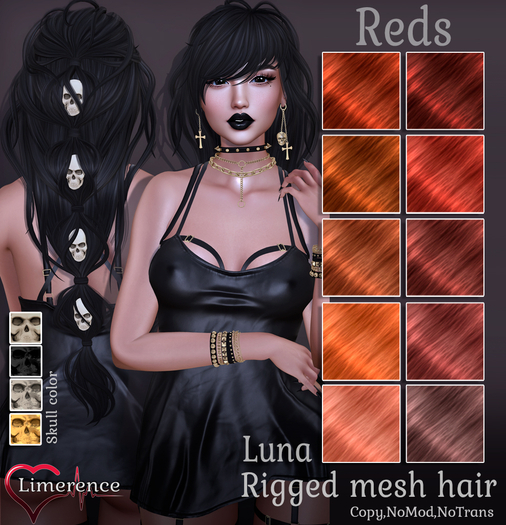 {Limerence} Luna hair-Reds