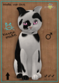 KittyCatS Box - Chateau Cat - Black & White No. 1 - Crystal Berry