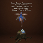 Hover Fae on Stump Azure