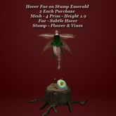Hover Fae on Stump Emerald