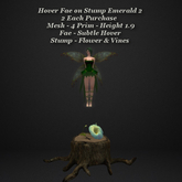 Hover Fae on Stump Emerald 2