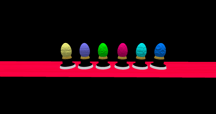 Funky Egg Lamps  6 Pack