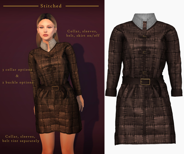 (Stitched) Laenna - Brown