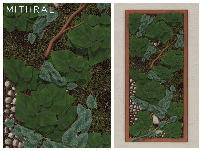 Mithral * Living Wall Display (Dark)