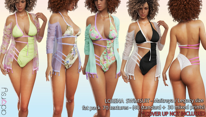 adorsy - Lorena Swimsuit Fatpack - Maitreya/Legacy