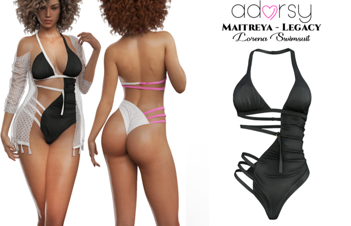 adorsy - Lorena Swimsuit Black - Maitreya/Legacy