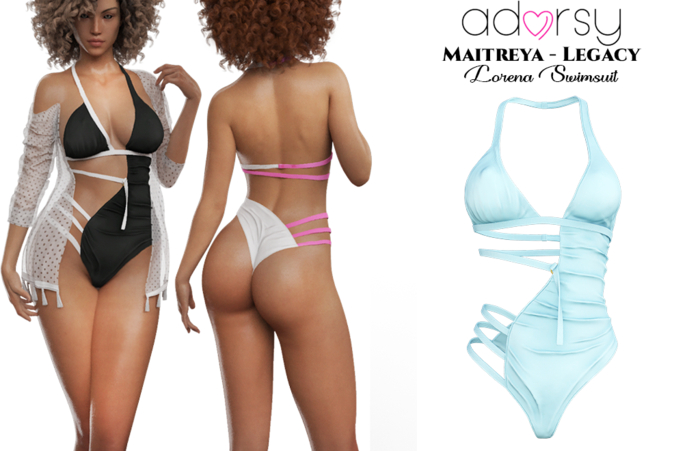 adorsy - Lorena Swimsuit Light Blue - Maitreya/Legacy