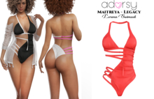 adorsy - Lorena Swimsuit Red - Maitreya/Legacy
