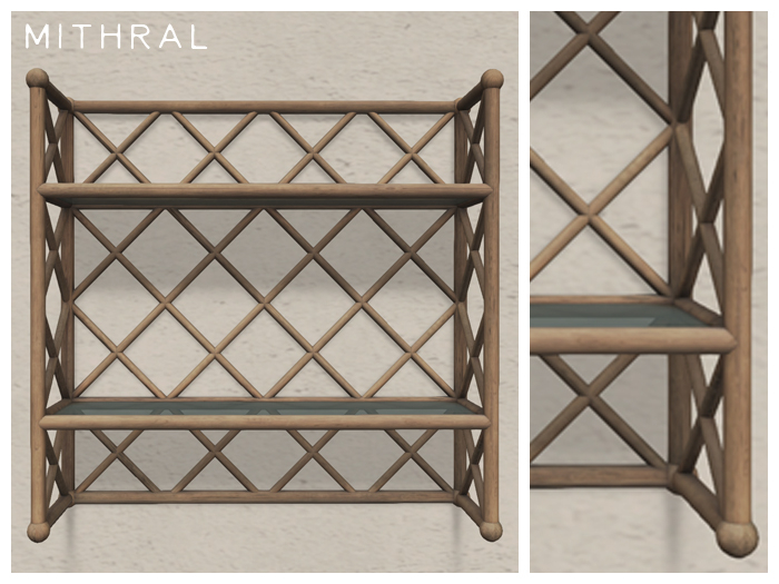 Mithral * Diamond Shelf (Driftwood)
