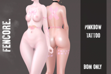 FENCORE. PinkBow Tattoo