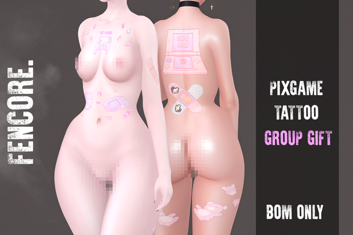 FENCORE. PixGame Tattoo Group Gift