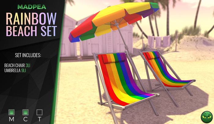 MadPea Rainbow Beach Set