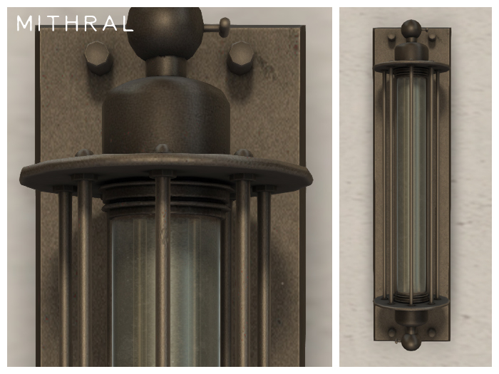 Mithral * Industrial Bar Lamp (Black)