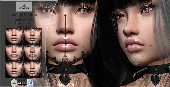 [Awear] Inna Face Tattoo