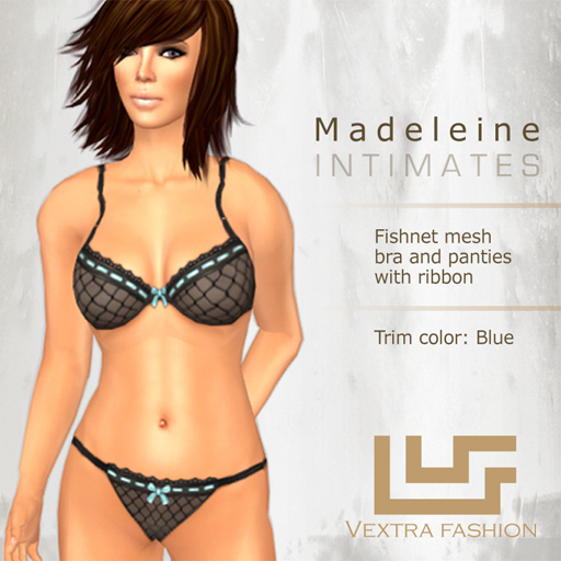 *VEXTRA FASHION* "Madeleine" Intimates - Blue *PROMO PRICE*