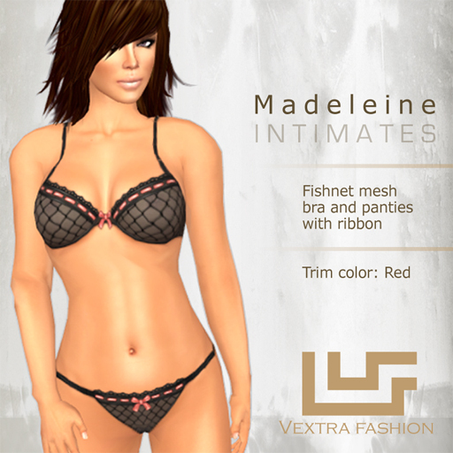 *VEXTRA FASHION* "Madeleine" Intimates - Red *PROMO PRICE*