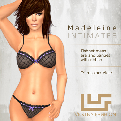 *VEXTRA FASHION* "Madeleine" Intimates - Violet *PROMO PRICE*