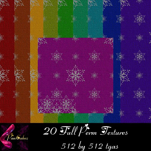 *PanCakez* Snowflake Fabric Textures