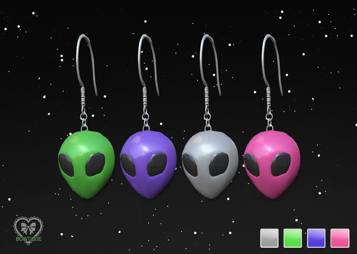 Bowtique - Alien Earrings