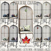 Trompe Loeil - Voliere Chair Copper + Bird