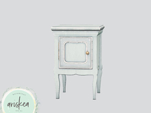 Ariskea[Faux] VIntage End Table[Blue]