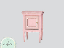 Ariskea[Faux] VIntage End Table[Pink]