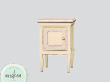 Ariskea[Faux] VIntage End Table[Yellow]