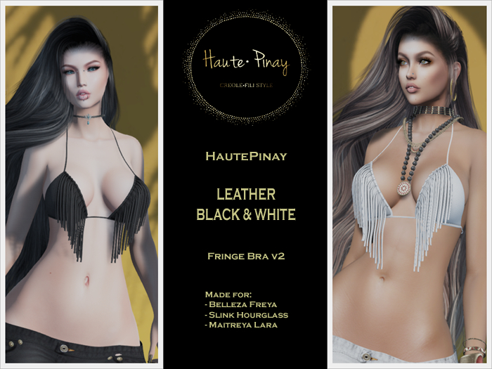 HautePinay [LEATHER BLACK & WHITE]