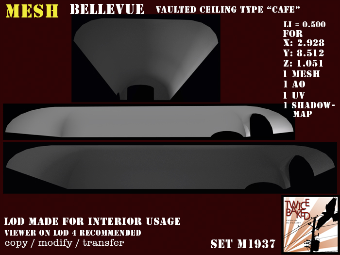 "TB" BV Vaulted ceiling "Du cafe" M1937