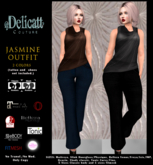 #PROMO#Delicatt Couture - Jasmine outfit . brown and black