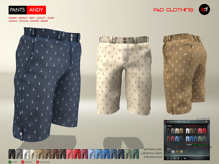 A&D Clothing - Pants -Andy- FatPack