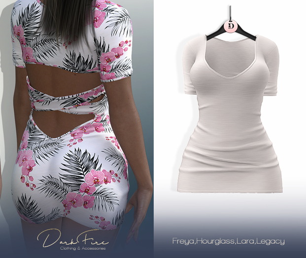 DarkFire Fey mini Dress-Col.01