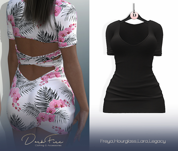 DarkFire Fey mini Dress-Col.02