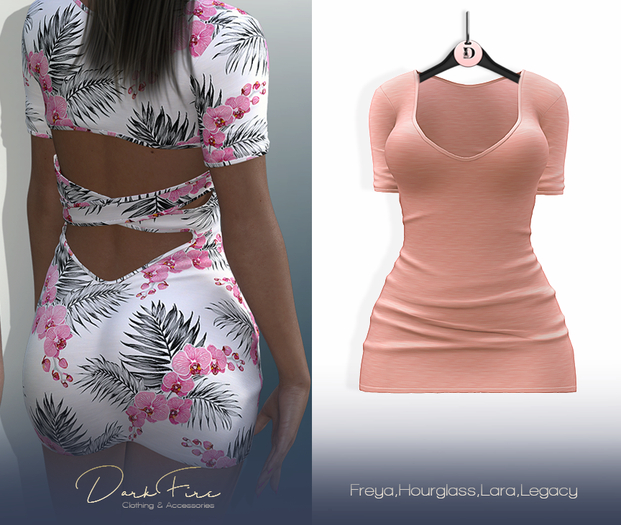 DarkFire Fey mini Dress-Col.03