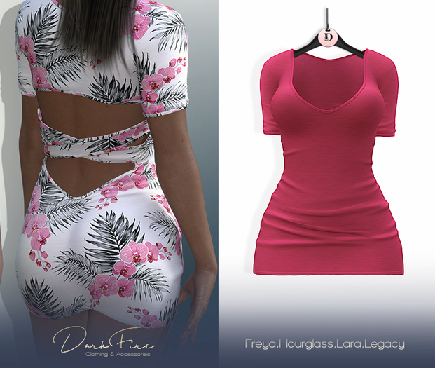 DarkFire Fey mini Dress-Col.07