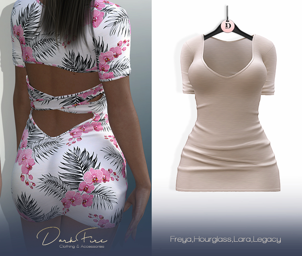 DarkFire Fey mini Dress-Col.08
